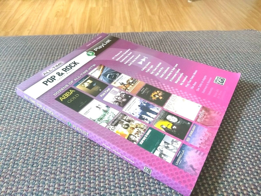 All-Time Pop & Rock Sheet Music PlayList FREE SHIPPING