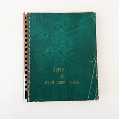 Vintage Volume 2 of Over 1,000 Songs Songbook Spiral Bound Fake Book