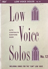 Low Voice Solos No 6 by Stringfield & Hawkins Sheet Music 1969 Paperback