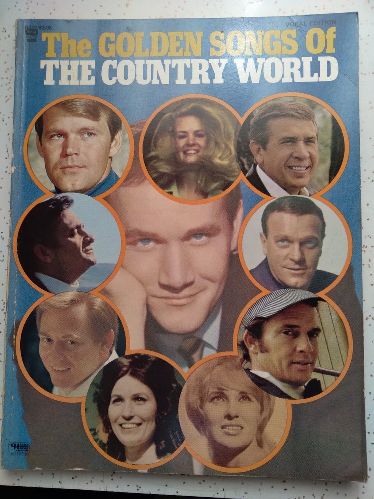 THE GOLDEN SONGS OF COUNTRY MUSIC – Sheet Music -160 pages