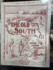 1901 Seattle Washington sheet music THE OLD SOUTH by Arthur Leonard Alexander