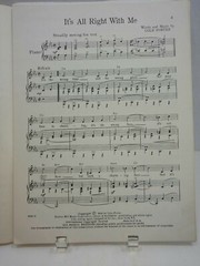 Its All Right With Me Sheet Music Film Soundtrack Can Can Piano Vocals F3T
