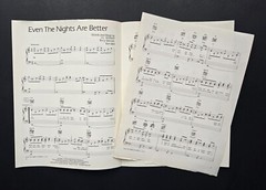 Even The Nights Are Better Sheet Music Air Supply Piano 82 Cherry Lane US SELLER