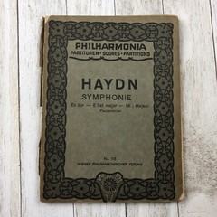 1920s Philharmonia Symphonie I Haydn Schumann Book Antique LOT No.31 115 AS IS