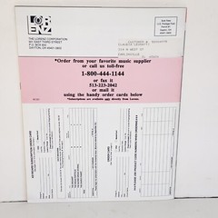 Vintage 1991-92 Sacred Keyboard Catalog for Organ and Piano Sheet Music
