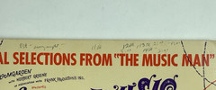 Vtg 1957 Vocal Selections From The Music Man Musical Sheet Music Book