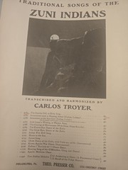 Traditional Songs Zuni Indians Carlos Troyer Sunrise Call, Echo Song 1904 T153