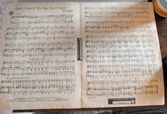 ELVIS PRESLEY – Sheet Music – I DON&rsquo;T CARE IF THE SUN DON&rsquo;T SHINE RARE