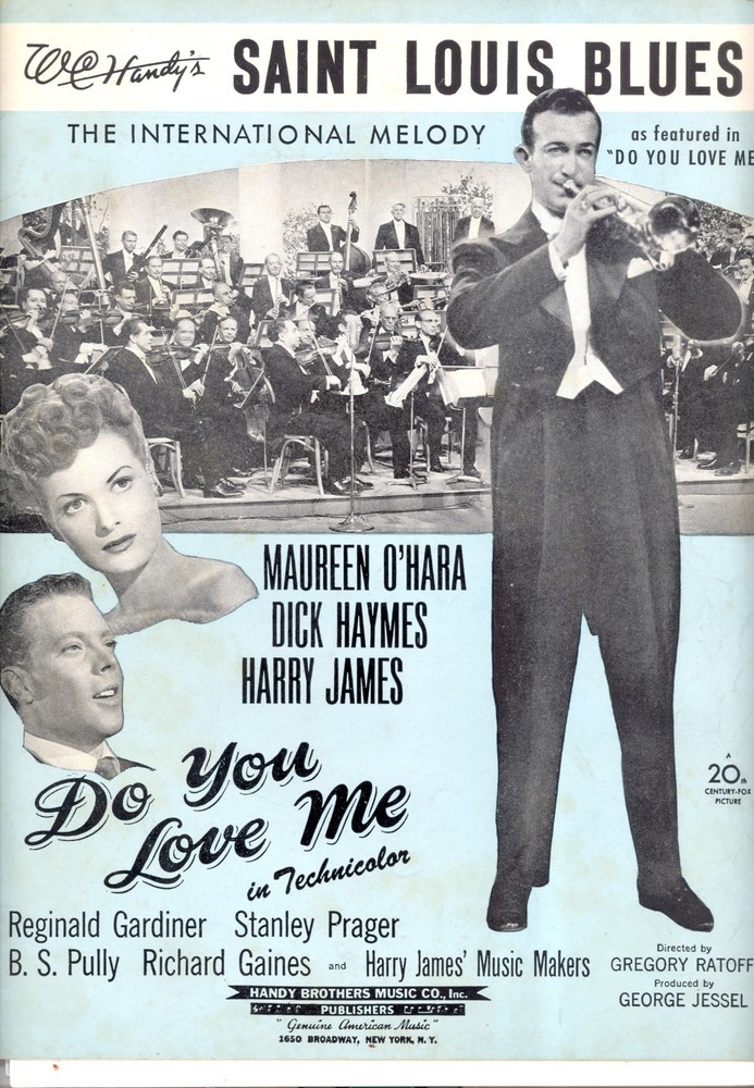 DO YOU LOVE ME « Saint Louis Blues » Harry James Maureen O&rsquo;Hara Dick Haymes