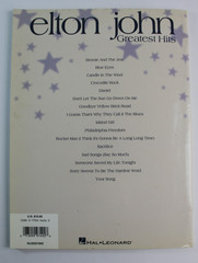 Elton John Greatest Hits Songbook Big Note Piano Sheet Music Hal Leonard Vintage