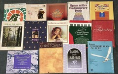 Lot (READ): 14 CCM/Praise/Church Music Songbooks – Piano Solo, Organ Solo, Vocal