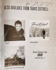Travis Cottrell Live – Jesus Saves SATB Choral Music Book Brentwood Benson 2009