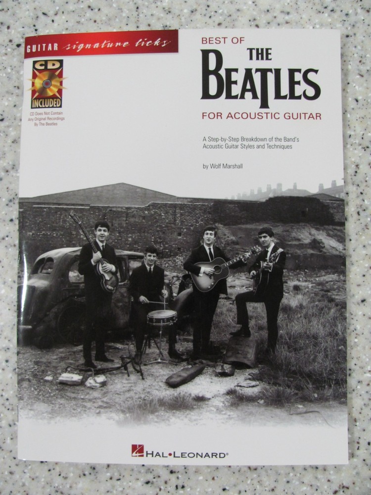 Beatles and Gordon Lightfoot Music Books for Guitar, Chords and Tabs, Mint Cond