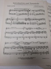 Herman Bellstedt Introduction and Tarantelle Cornet (Trumpet) Piano Sheet Music