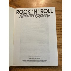 Rock N Roll Showstoppers Sheet Music Piano Vocal Guitar Songbook 1994 CPP Belwin