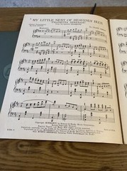 Vintage Sheet Music Frasquita Serenade, Franz Lehar , Piano Solo 1936