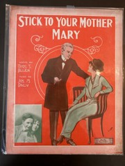 Over 30 UNFRAMED pieces of sheet music all dedicated to “Mary”. Some of the art