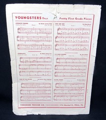 Little Red Rocking Chair Sheet Music 1942 for Piano Antique Vintage US Seller