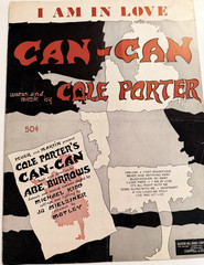 Cole Porter CAN-CAN Sheet Music Lot 6 Pieces 1953 Broadway + 1960 Film Sinatra