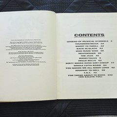 AC/DC Live Guitar Tablature Edition Sheet Music Rock Amsco Publications
