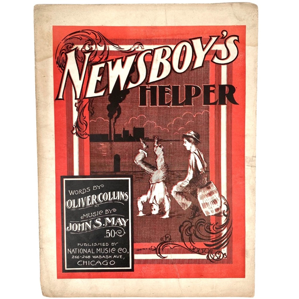 1901 Newsboy&rsquo;s Helper – Vintage Sheet Music