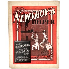 1901 Newsboy&rsquo;s Helper – Vintage Sheet Music