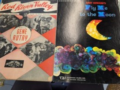 Lot of 10 antique vintage sheet music folios – different songs 1920s-1950s Lot 7