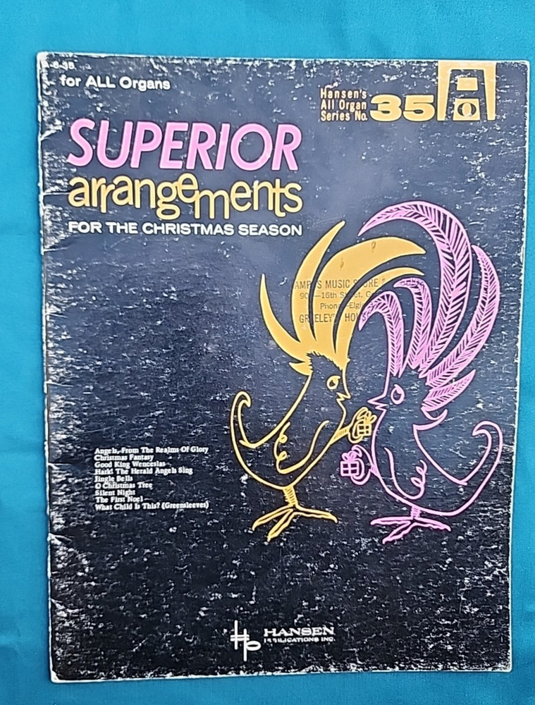 Superior Arrangements Christmas Season All Organs Charles Hansen Music book