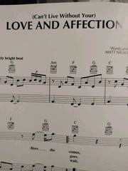 Vtg Nelson I Can&rsquo;t Live Without Your Guitar Vocal Song Sheet Music Rare Chords