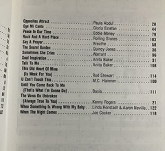 Greatest Hits Of The 90s Vol. 1 Songbook Warrant MC Hammer Rolling Stones