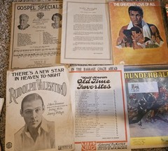 Lot x 52 1900 – 1940 Sheet Music +Piano – Bing Crosby, Judy Garland, Broadway