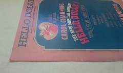 HELLO, DOLLY Carol Channing Vintage Sheet Music 1963