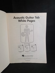 Guitar Tab White Pages Books Vol 1-4 Acoustic Christian Hal Leonard