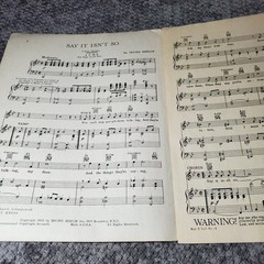 Say It Isn&rsquo;t So Sheet Music Irving Berlin P/V/G Ukulele 1932