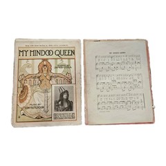 Antique 1901 Chariot Race or Ben Hur March Sheet Music E.T. Paull Lithograph