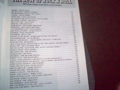 BEST OF ROCK&rsquo;N&rsquo; ROLL ELVIS TO BEATLES PIANO/VOCAL/GUITAR SHEET MUSIC BOOK 300 PG