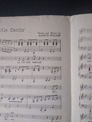 Vintage 1957 Maurice Williams Little Darlin&rsquo; Sheet Music Acceptable