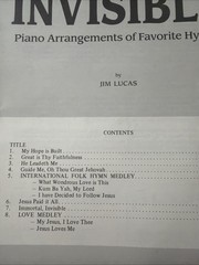 Praise Worship Piano Songbook Immortal Invisible Hymns Jim Lucas Sheet Music VG