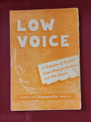 1951 Singspiration LOW VOICE #6 Six Gospel Music Songbook Baritone & Alto Solos