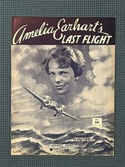 Amelia Earhart&rsquo;s Last Flight sheet music, 1939