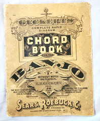 Banjo Chord Book. Guckert&rsquo;s, RARE. Dated 1901 Sears & Roebuck Co., Collectable!