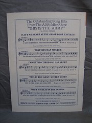 Antique 1900s « This Is The Army » Sheet Music #248