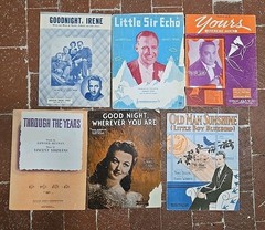 Premium Lot of 50 Vintage Sheet Music Piano/ Vocal 1930s 1940s Showtunes