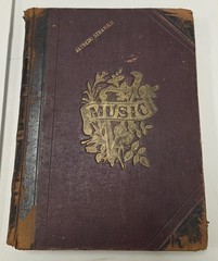 Hard Bound Antique 19th Century Sheet Music Book Litho Faust 1862 Printed Italy