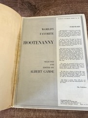 Hootenanny Folk Sing Along Songbook World&rsquo;s Favorite No. 30 Music 1964 Vintage
