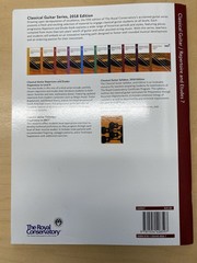 Classical Guitar Repertoire And Etudes Level 7 The Royal Conservatory Study Book