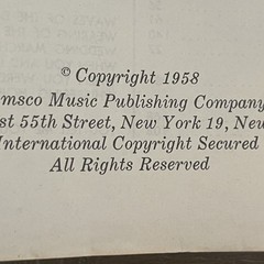 100 All Time Standards For Baldwin Organs – By Burns/Greener – 1958 – 160 Pages