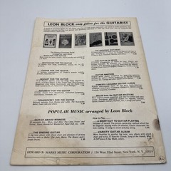 The Guitar in Italy for Classical Guitar Sheet Music Book (1970s)