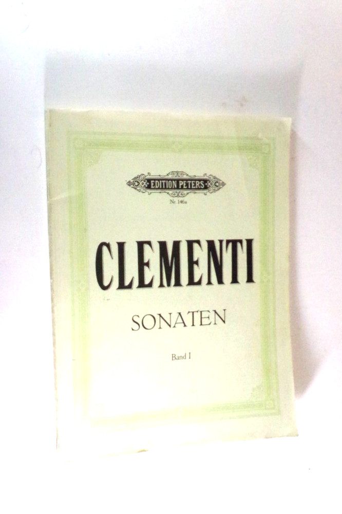Edition Peters Nr.145a Clementi Sonaten Band I VERY GOOD