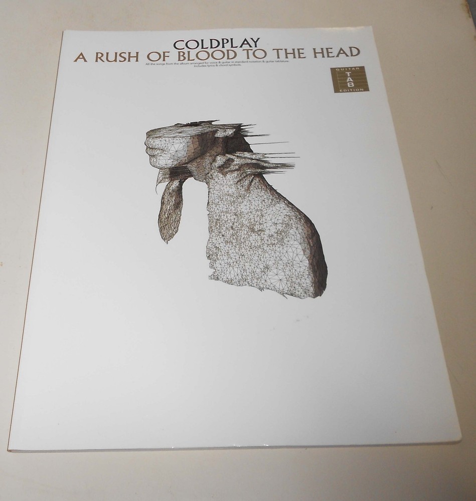 Original Coldplay A Rush of Blood To The Head Songbook 80 Pages